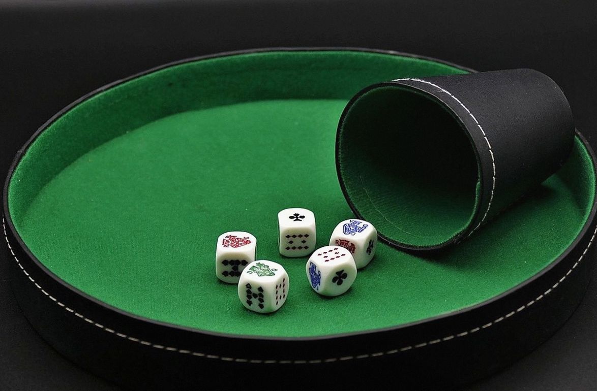 Luxury playing cards and chips